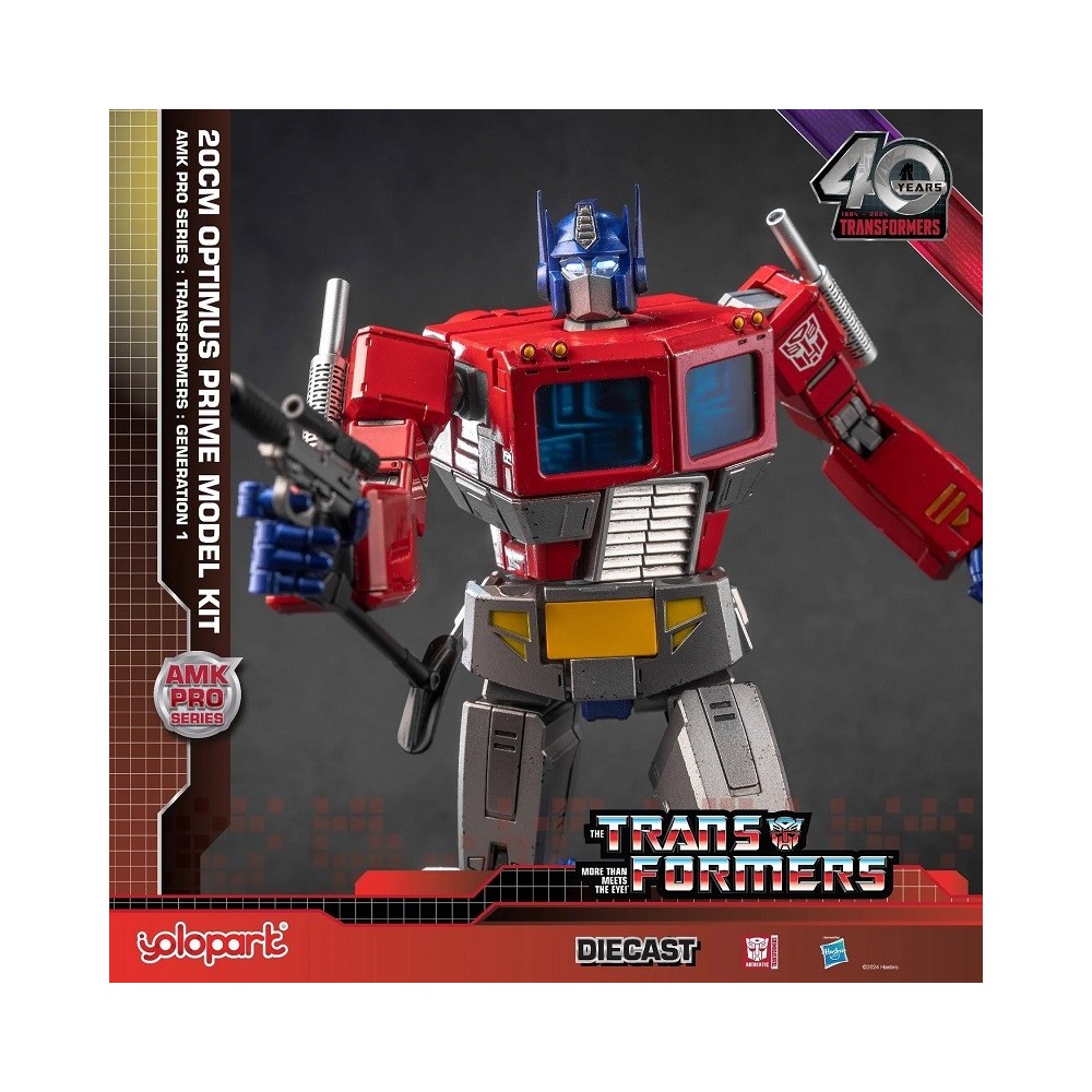YOLOPARK TRANSFORMERS GENERATION ONE AMK PRO SERIES OPTIMUS PRIME MODEL KIT 20CM ACTION FIGURE