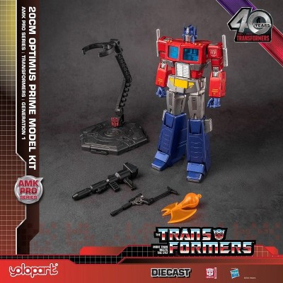 TRANSFORMERS GENERATION ONE OPTIMUS PRIME MODEL KIT 20CM AMK PRO SERIES ACTION FIGURE YOLOPARK