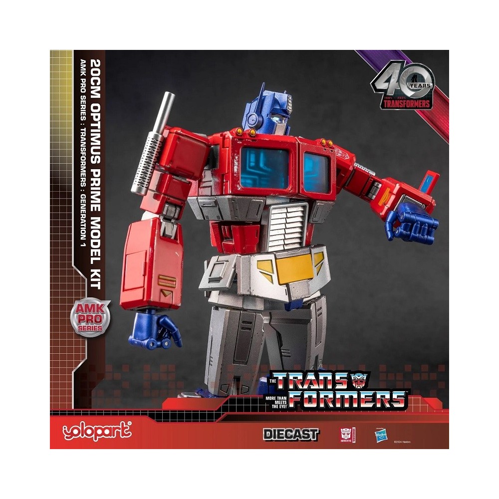 YOLOPARK TRANSFORMERS GENERATION ONE AMK PRO SERIES OPTIMUS PRIME MODEL KIT 20CM ACTION FIGURE