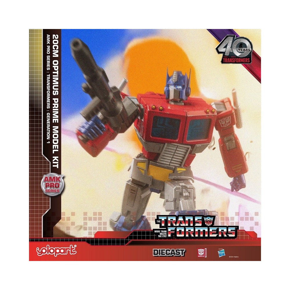 YOLOPARK TRANSFORMERS GENERATION ONE AMK PRO SERIES OPTIMUS PRIME MODEL KIT 20CM ACTION FIGURE