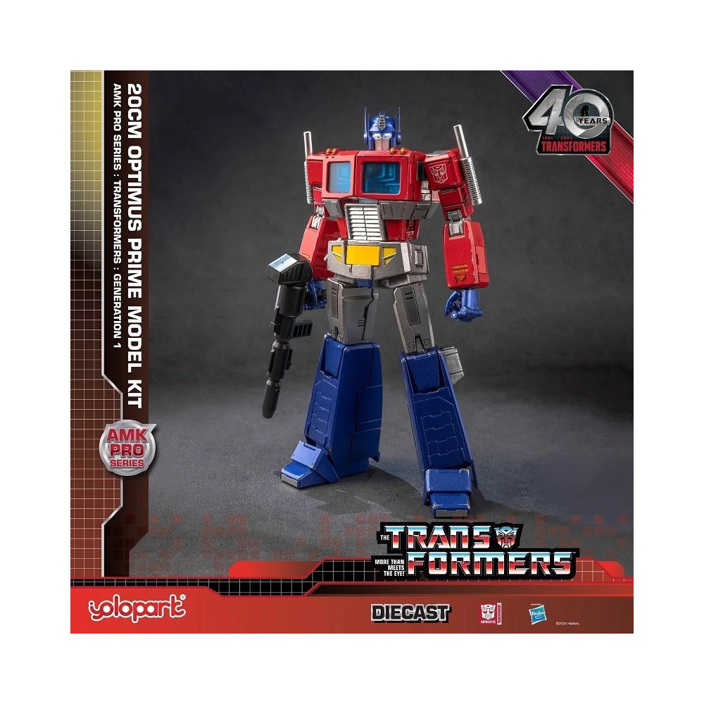YOLOPARK TRANSFORMERS GENERATION ONE AMK PRO SERIES OPTIMUS PRIME MODEL KIT 20CM ACTION FIGURE