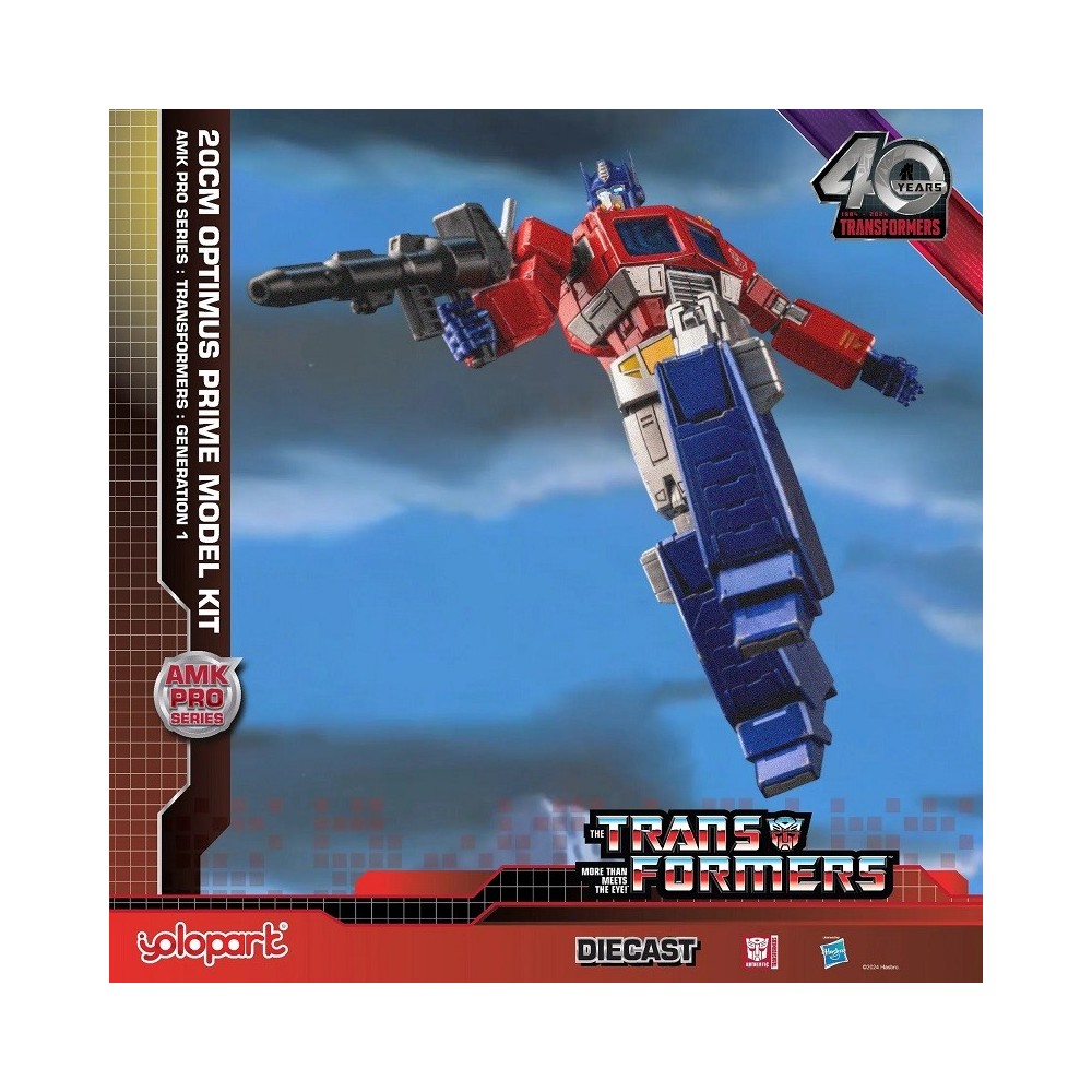 YOLOPARK TRANSFORMERS GENERATION ONE AMK PRO SERIES OPTIMUS PRIME MODEL KIT 20CM ACTION FIGURE