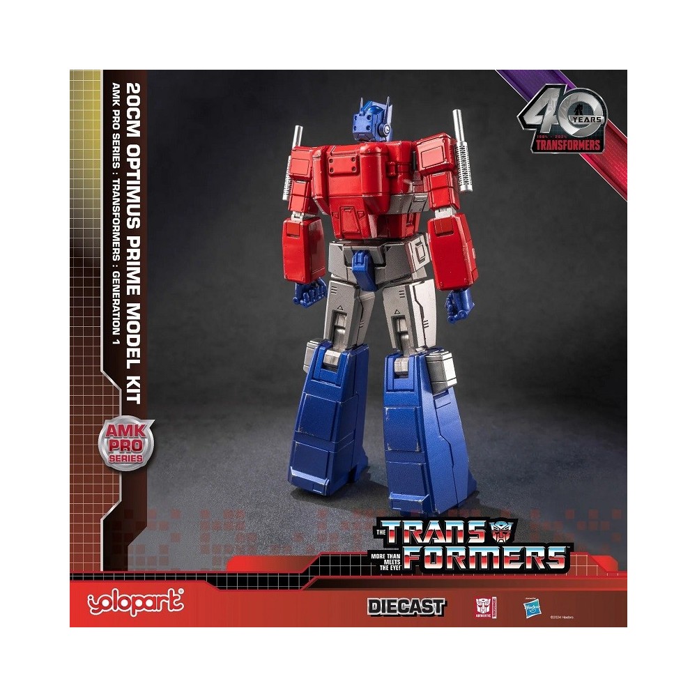 YOLOPARK TRANSFORMERS GENERATION ONE AMK PRO SERIES OPTIMUS PRIME MODEL KIT 20CM ACTION FIGURE