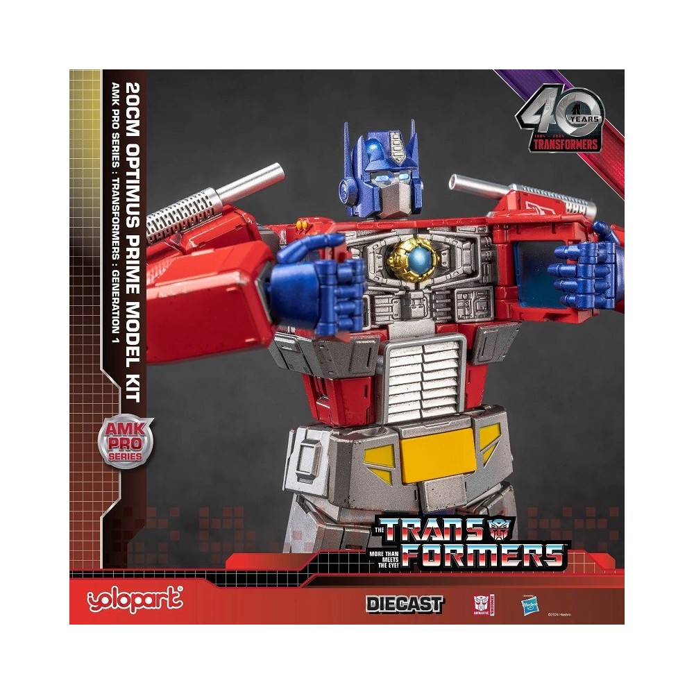 YOLOPARK TRANSFORMERS GENERATION ONE AMK PRO SERIES OPTIMUS PRIME MODEL KIT 20CM ACTION FIGURE