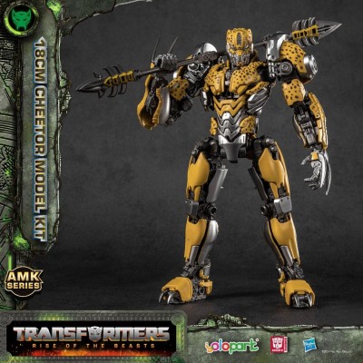 TRANSFORMERS RISE OF THE BEASTS CHEETOR MODEL KIT 22CM AMK SERIES ACTION FIGURE YOLOPARK