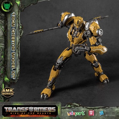TRANSFORMERS RISE OF THE BEASTS CHEETOR MODEL KIT 22CM AMK SERIES ACTION FIGURE YOLOPARK