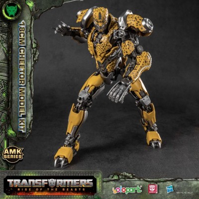 TRANSFORMERS RISE OF THE BEASTS CHEETOR MODEL KIT 22CM AMK SERIES ACTION FIGURE YOLOPARK