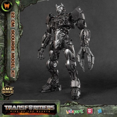 YOLOPARK TRANSFORMERS RISE OF THE BEASTS AMK SERIES SCOURGE MODEL KIT 22CM ACTION FIGURE