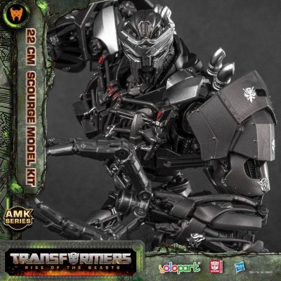 YOLOPARK TRANSFORMERS RISE OF THE BEASTS AMK SERIES SCOURGE MODEL KIT 22CM ACTION FIGURE