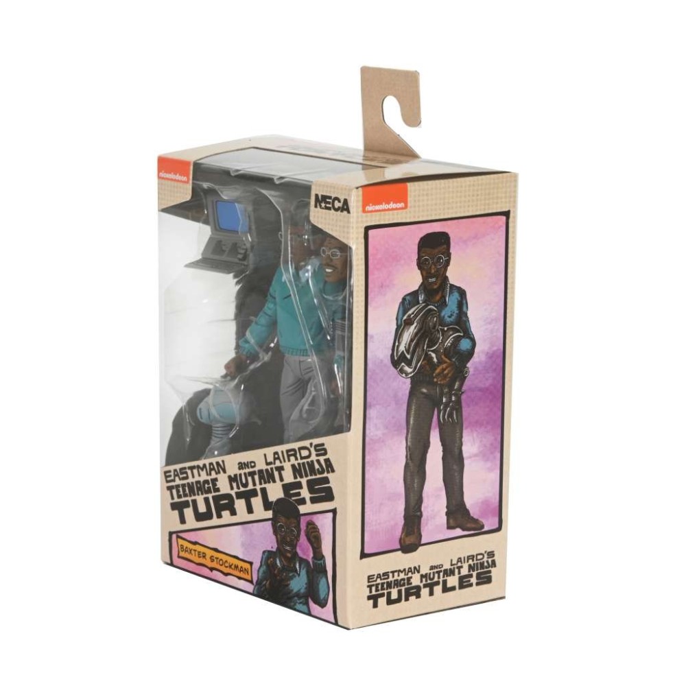 NECA NINJA TURTLES COMICS BAXTER STOCKMAN ACTION FIGURE