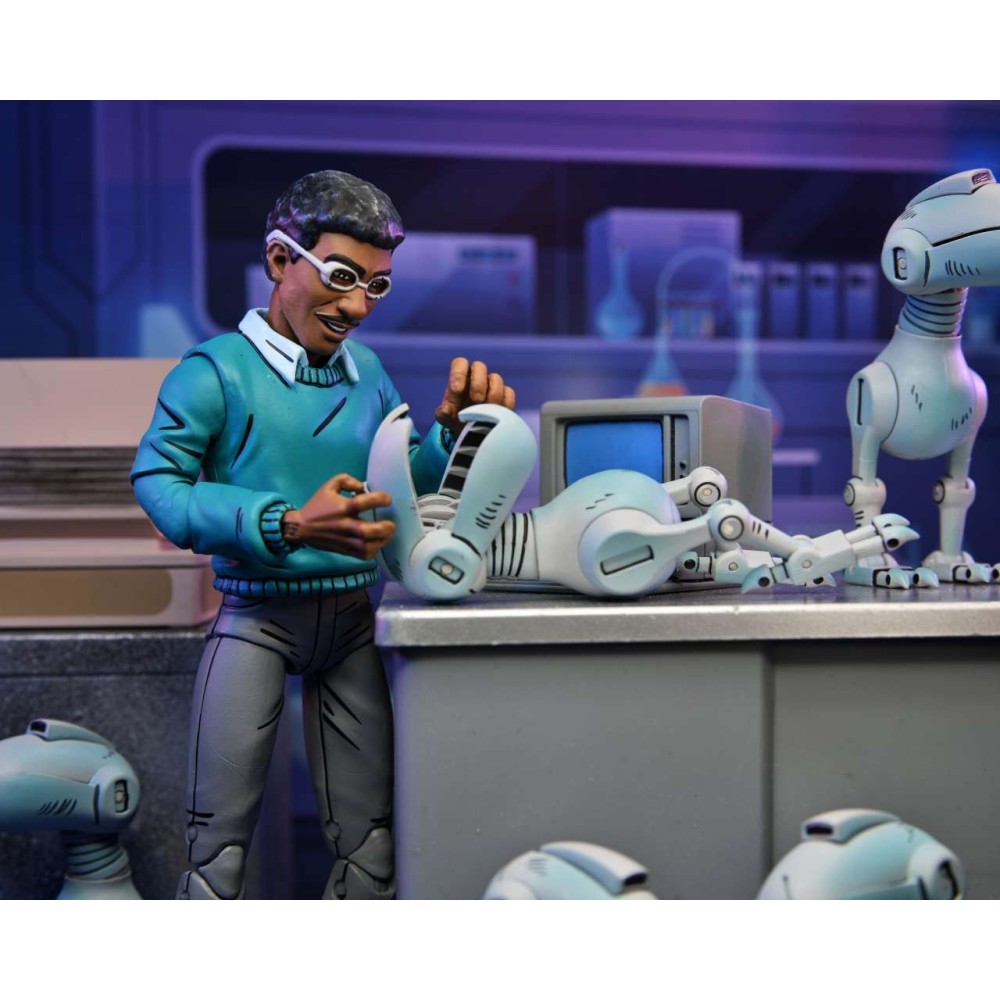 NECA NINJA TURTLES COMICS BAXTER STOCKMAN ACTION FIGURE