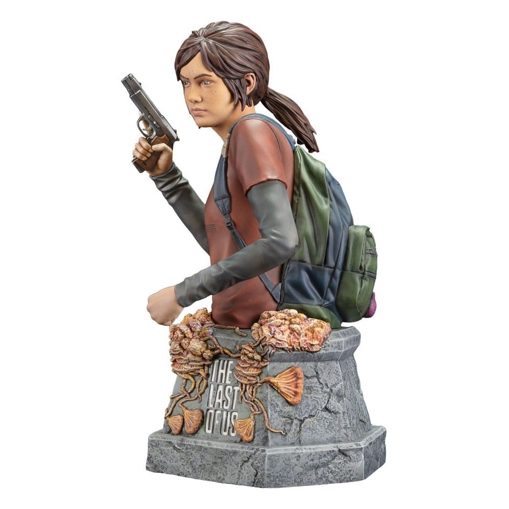 THE LAST OF US ELLIE WITH HANDGUN BUSTO STATUA DARK HORSE