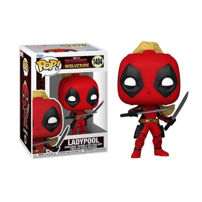 FUNKO POP! DEADPOOL & WOLVERINE LADYPOOL BOBBLE HEAD FIGURE FUNKO
