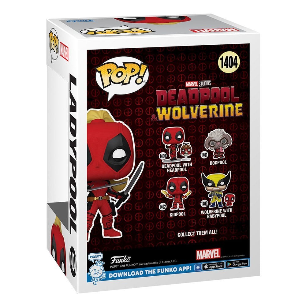 FUNKO FUNKO POP! DEADPOOL & WOLVERINE LADYPOOL BOBBLE HEAD
