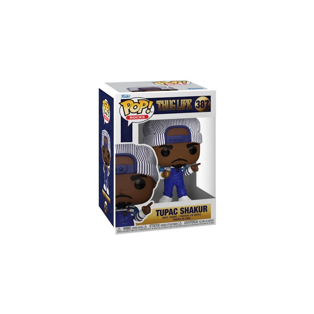 FUNKO FUNKO POP! ROCKS THUG LIFE TUPAC SHAKUR BOBBLE HEAD FIGURE