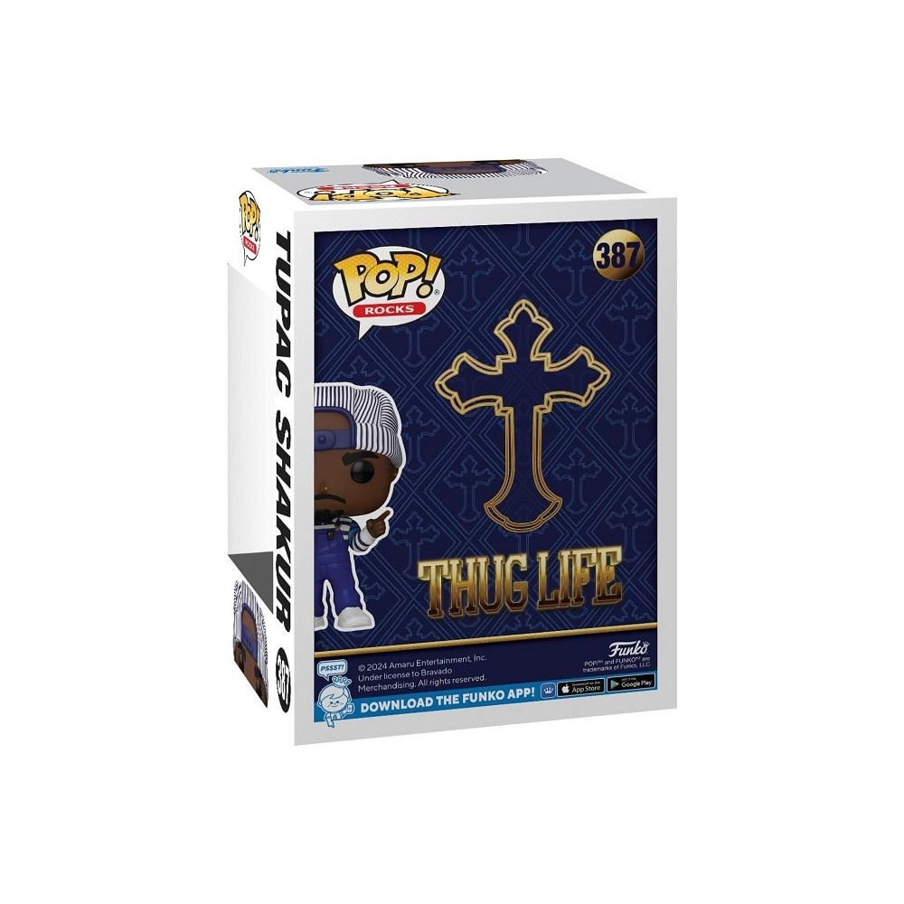 FUNKO FUNKO POP! ROCKS THUG LIFE TUPAC SHAKUR BOBBLE HEAD FIGURE