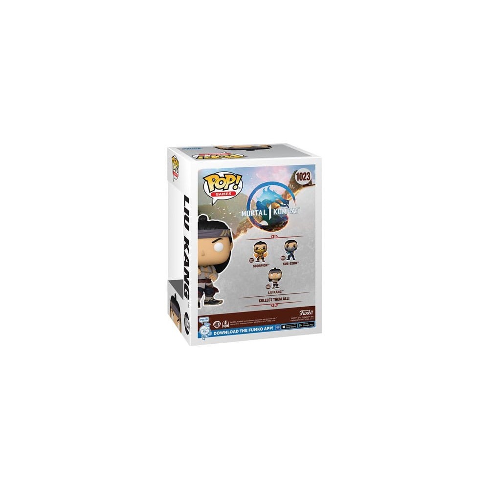 FUNKO POP! MORTAL KOMBAT 1 LIU KANG BOBBLE HEAD FIGURE FUNKO