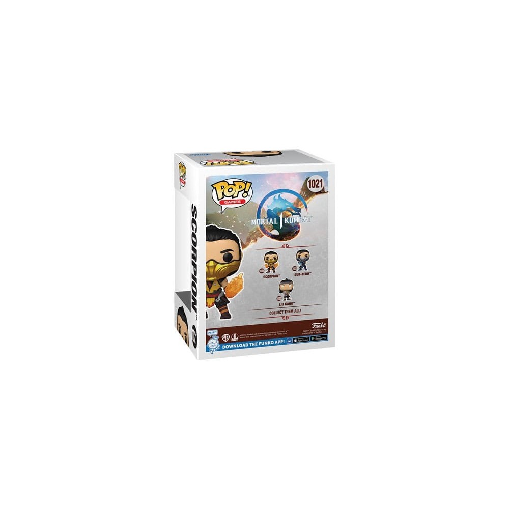 FUNKO FUNKO POP! MORTAL KOMBAT SCORPION BOBBLE HEAD