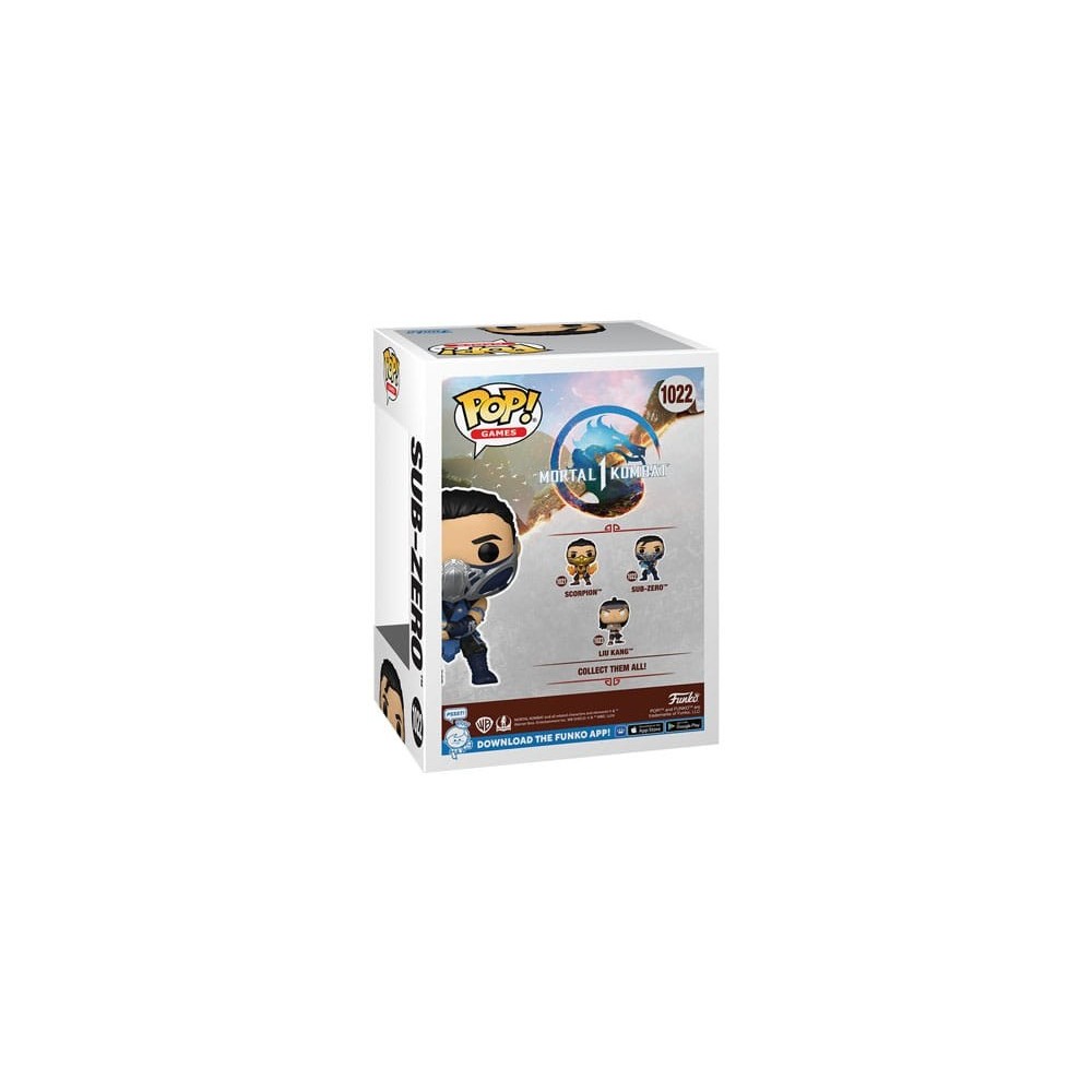 FUNKO POP! MORTAL KOMBAT 1 SUB-ZERO BOBBLE HEAD FIGURE FUNKO