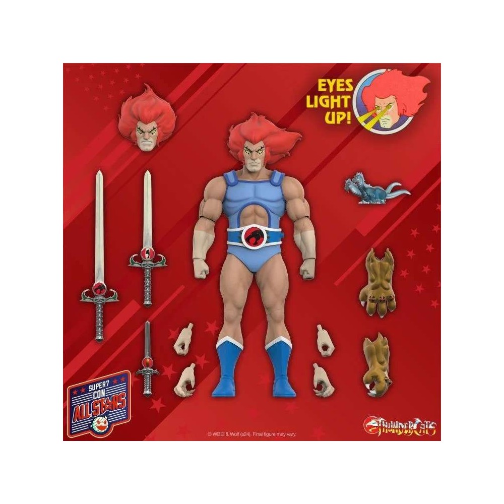 SUPER7 THUNDERCATS ULTIMATES LION-O LED EYES 18CM ACTION FIGURE