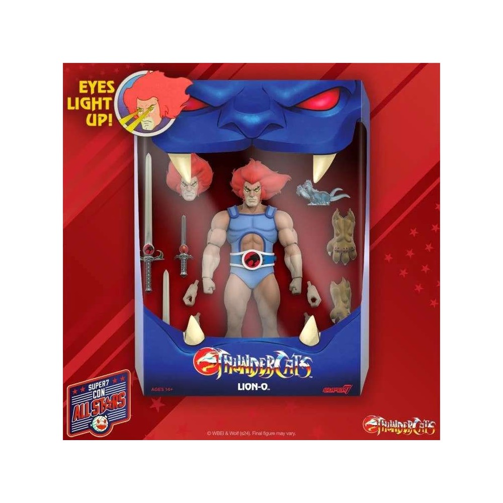 SUPER7 THUNDERCATS ULTIMATES LION-O LED EYES 18CM ACTION FIGURE
