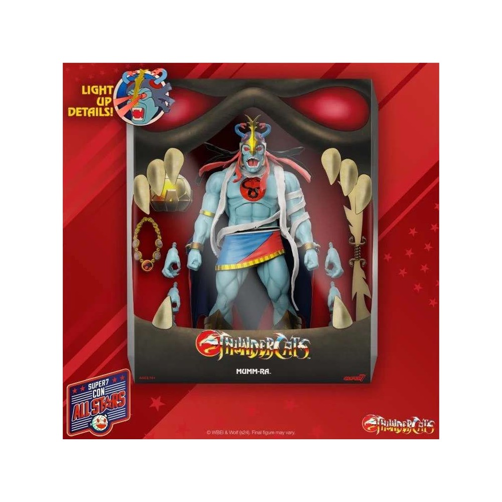THUNDERCATS ULTIMATES MUMM-RA LED EYES ACTION FIGURE SUPER7