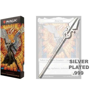 FANATTIK MAGIC THE GATHERING AVACYN'S MOONSILVER SPEAR REPLICA SILVER PLATED