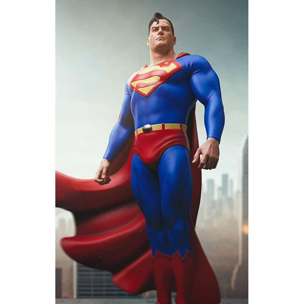 SUPERMAN DC TRINITY LEGACY REPLICA 1/4 STATUA FIGURE IRON STUDIOS