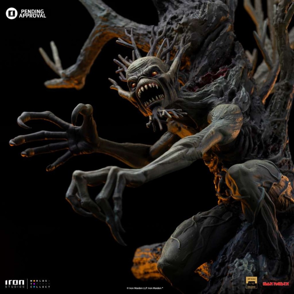 IRON MAIDEN FEAR OF THE DARK ART SCALE DELUXE 1/10 STATUA FIGURE IRON STUDIOS