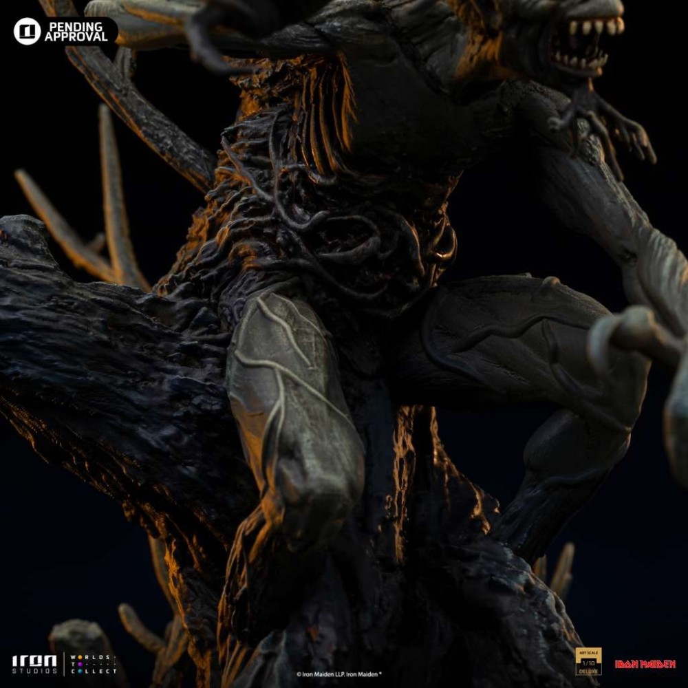 IRON MAIDEN FEAR OF THE DARK ART SCALE DELUXE 1/10 STATUA FIGURE IRON STUDIOS