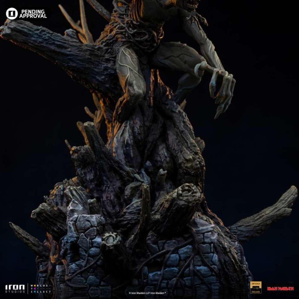 IRON STUDIOS IRON MAIDEN EDDIE FEAR OF THE DARK ART SCALE DLX 1/10 STATUE FIGURE