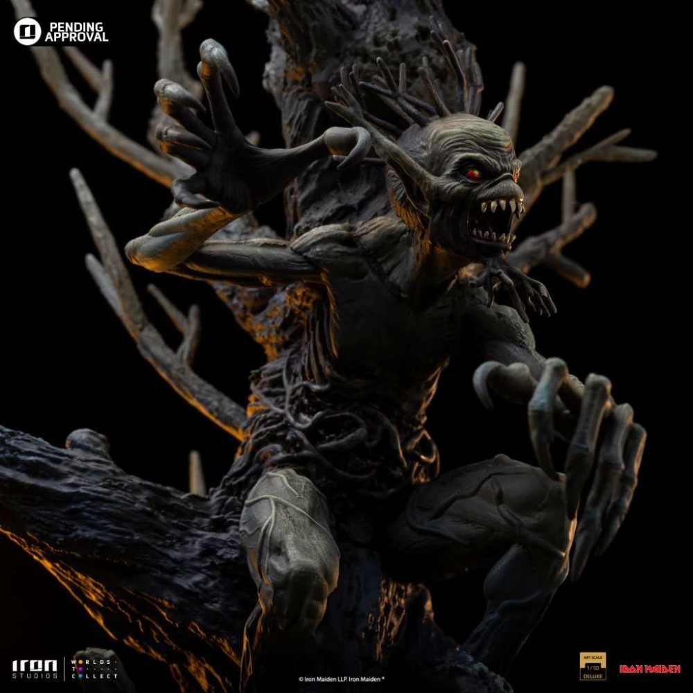 IRON MAIDEN FEAR OF THE DARK ART SCALE DELUXE 1/10 STATUA FIGURE IRON STUDIOS