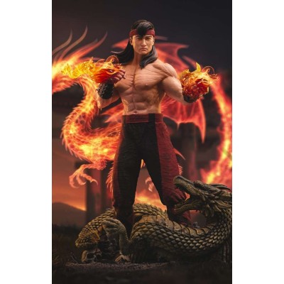 IRON STUDIOS MORTAL KOMBAT LIU KANG ART SCALE 1/10 STATUE FIGURE
