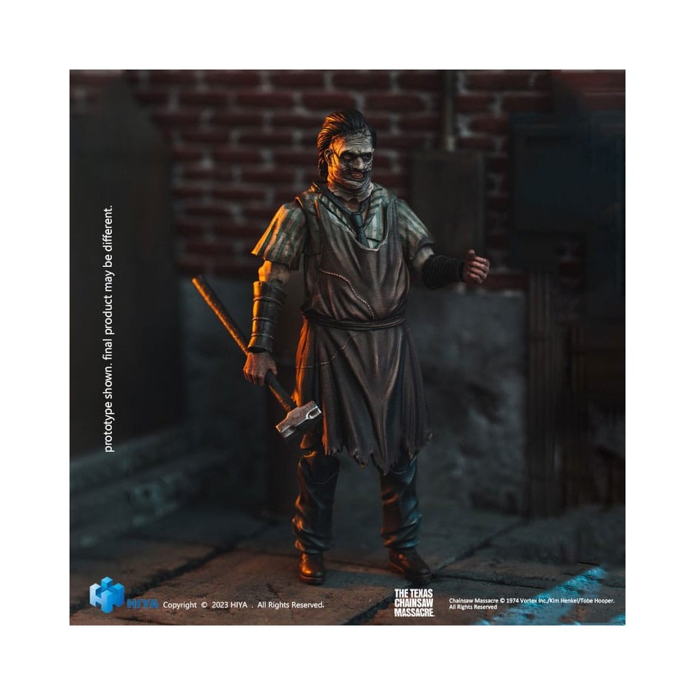 HIYA TOYS TEXAS CHAINSAW MASSACRE 2003 EXQUISITE MINI LEATHERFACE KILLING MASK ACTION FIGURE