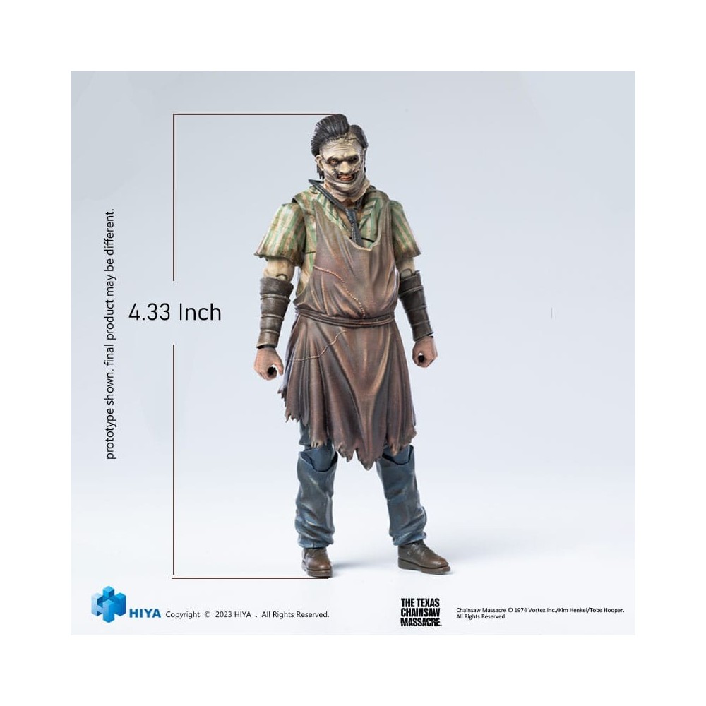 TEXAS CHAINSAW MASSACRE 2003 LEATHERFACE KILLING MASK EXQUISITE MINI ACTION FIGURE HIYA TOYS