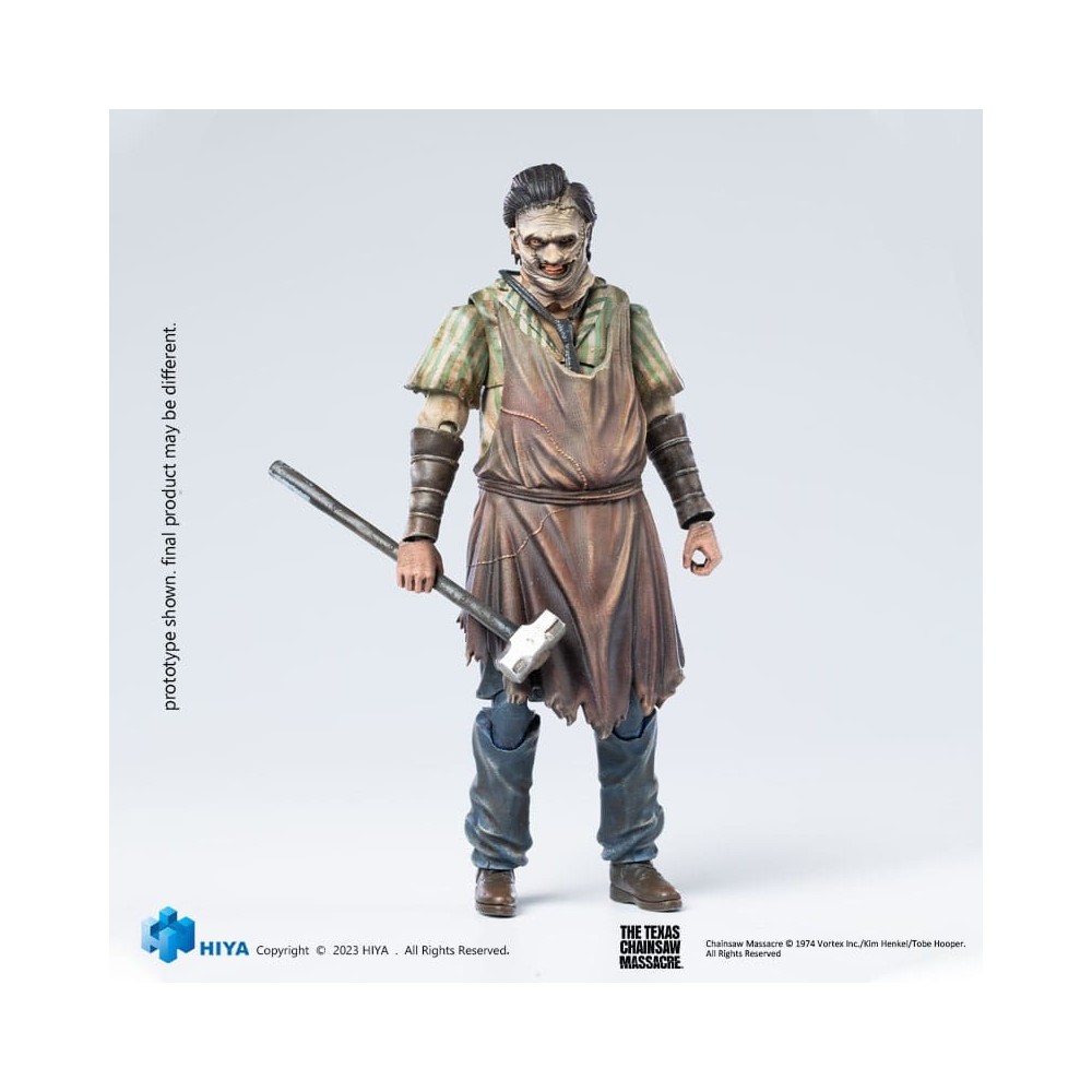 TEXAS CHAINSAW MASSACRE 2003 LEATHERFACE KILLING MASK EXQUISITE MINI ACTION FIGURE HIYA TOYS