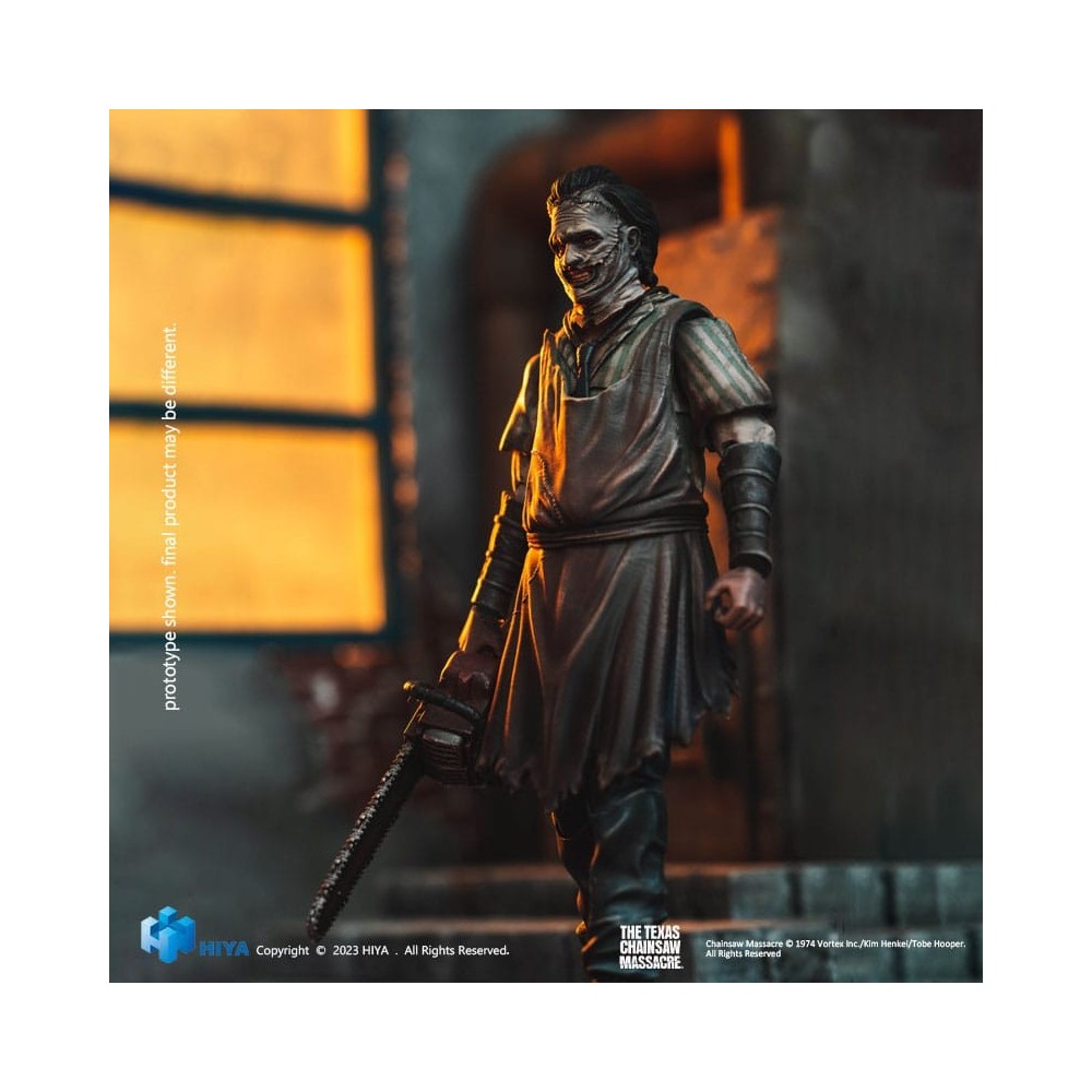 HIYA TOYS TEXAS CHAINSAW MASSACRE 2003 EXQUISITE MINI LEATHERFACE KILLING MASK ACTION FIGURE