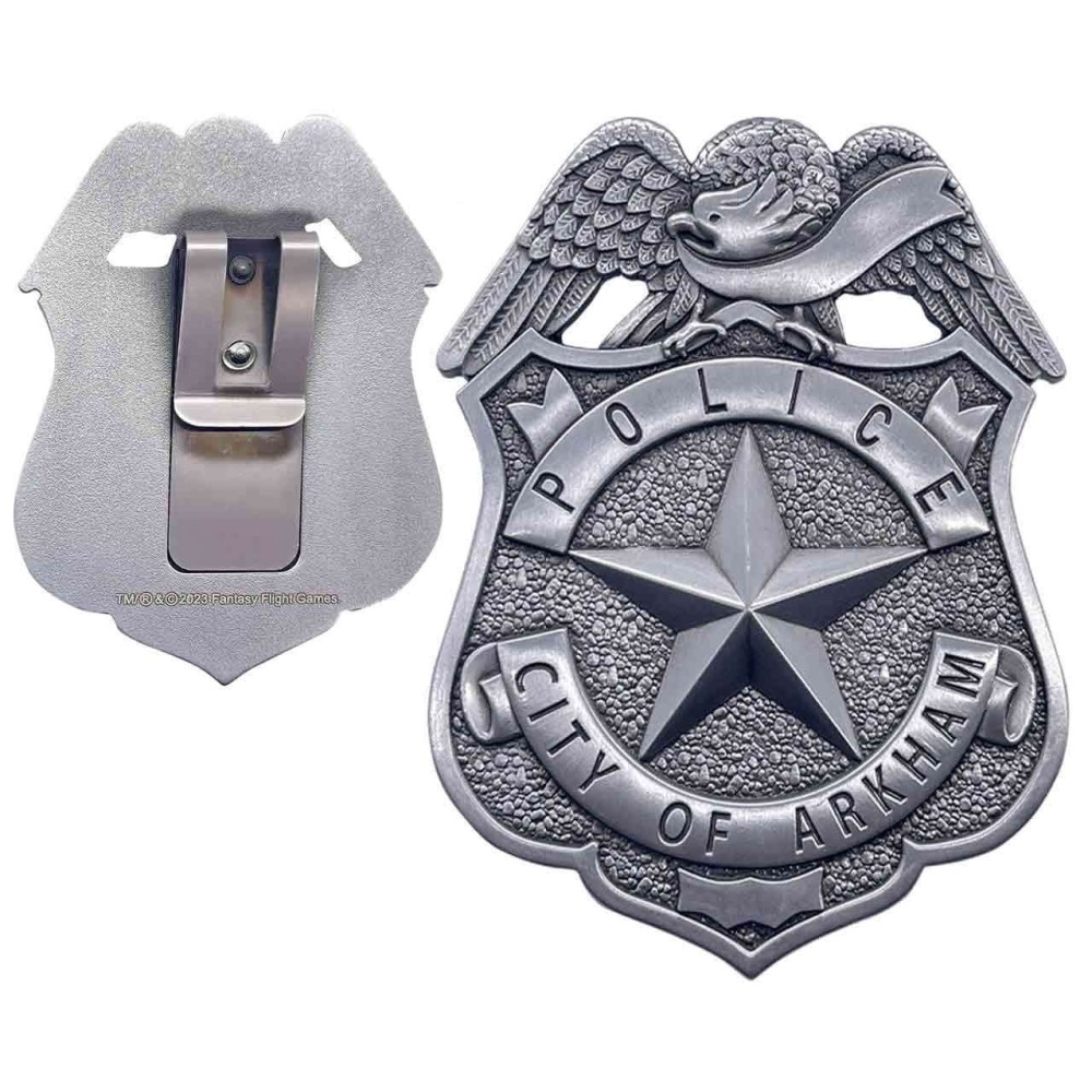 ARKHAM HORROR POLICE BAGDE REPLICA DISTINTIVO FANATTIK