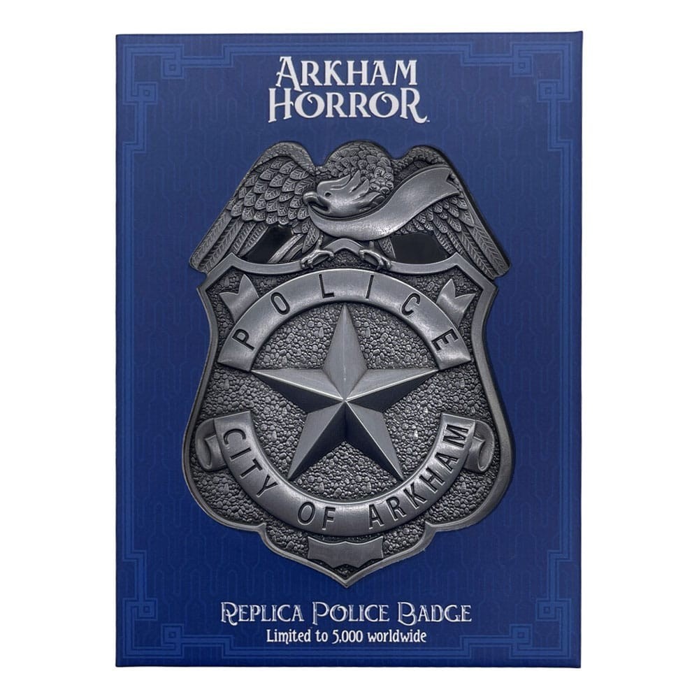 ARKHAM HORROR POLICE BAGDE REPLICA DISTINTIVO FANATTIK