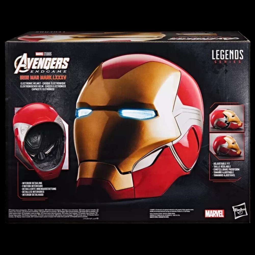 MARVEL ELECTRONIC HELMET IRON MAN MARK 85 FULL SCALE CASCO 1/1 HASBRO