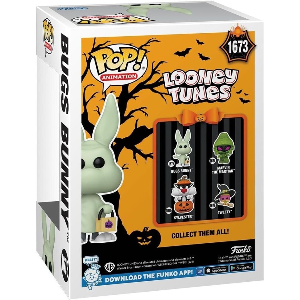 FUNKO POP! LOONEY TUNES HALLOWEEN BUGS BUNNY BOBBLE HEAD KNOCKER FIGURE FUNKO