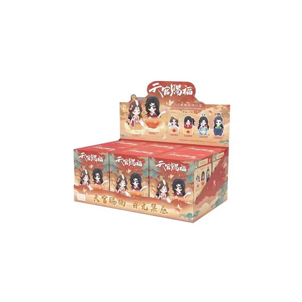 HEAVEN OFFICIAL'S BLESSING FESTIVAL GROUP PORTRAIT SERIES DISPLAY 6-PACK BOX MINI FIGURE RE-MENT