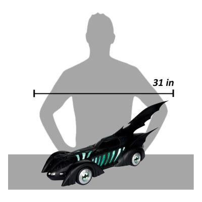 MC FARLANE DC MULTIVERSE VEHICLE ALFRED AND BATMOBILE 79CM BATMAN FOREVER ACTION FIGURE
