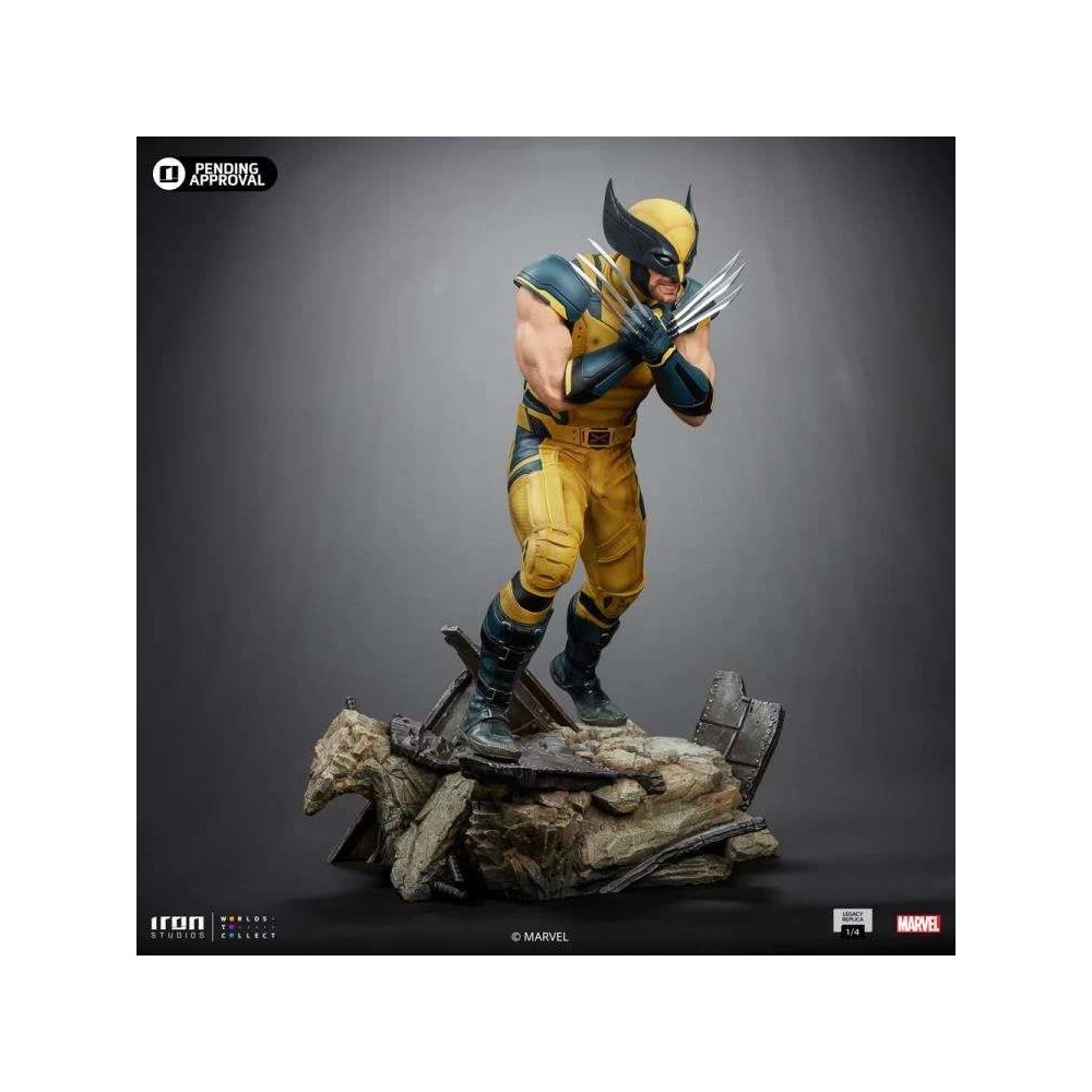 IRON STUDIOS DEADPOOL AND WOLVERINE LEGACY REPLICA WOLVERINE 1/4 STATUE FIGURE