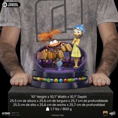 INSIDE OUT 2 ART SCALE DELUXE 1/10 STATUA FIGURE IRON STUDIOS