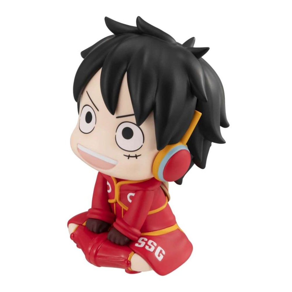 MEGAHOUSE ONE PIECE LOOK UP MONKEY D. LUFFY + GIFT FUTURE ISLAND EGGHEAD FIGURE