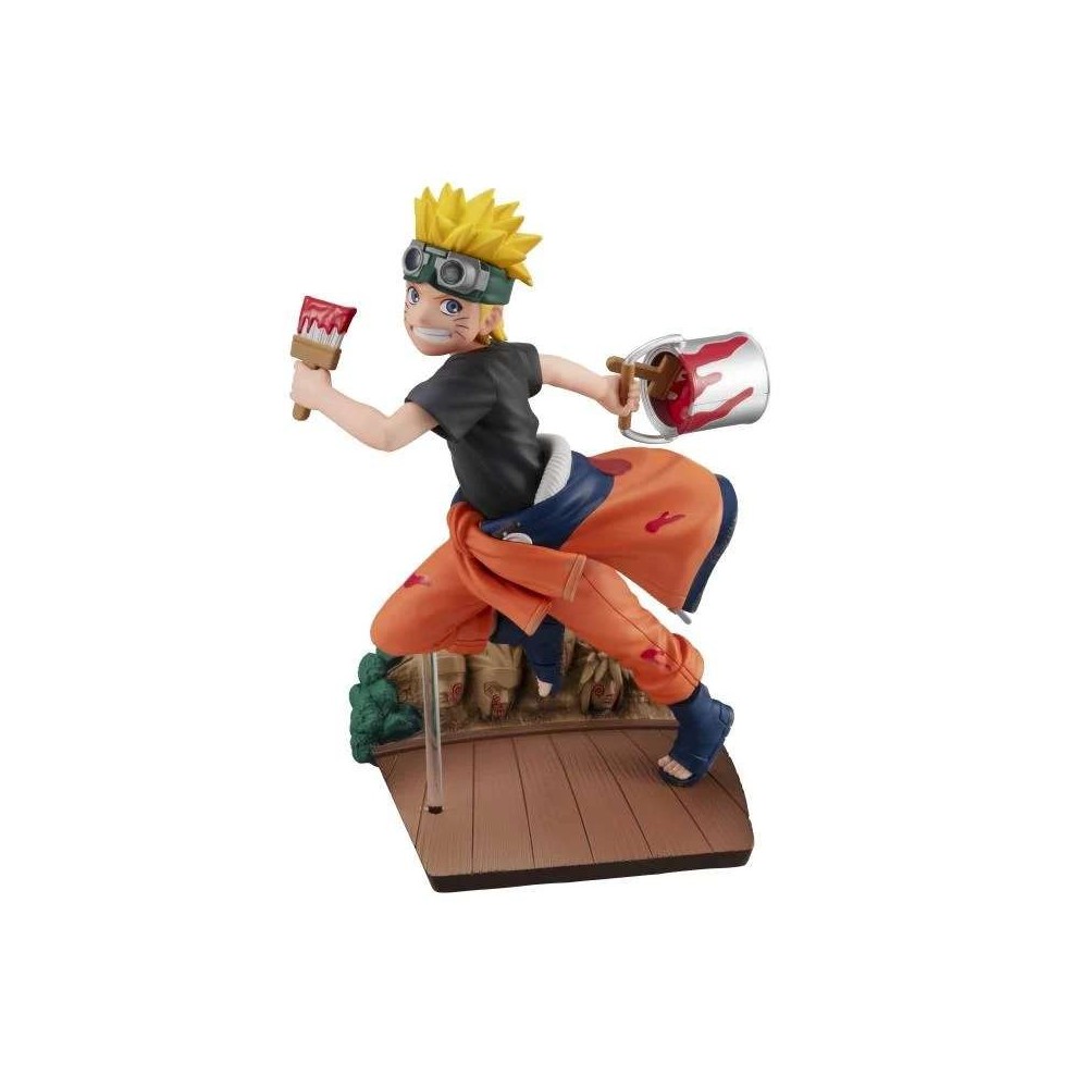 MEGAHOUSE NARUTO SHIPPUDEN NARUTO UZUMAKI GO GEM STATUE FIGURE WITH EXTRA HEAD