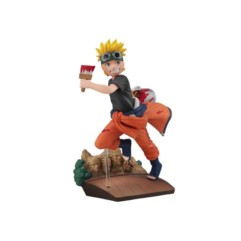 MEGAHOUSE NARUTO SHIPPUDEN NARUTO UZUMAKI GO GEM STATUE FIGURE WITH EXTRA HEAD