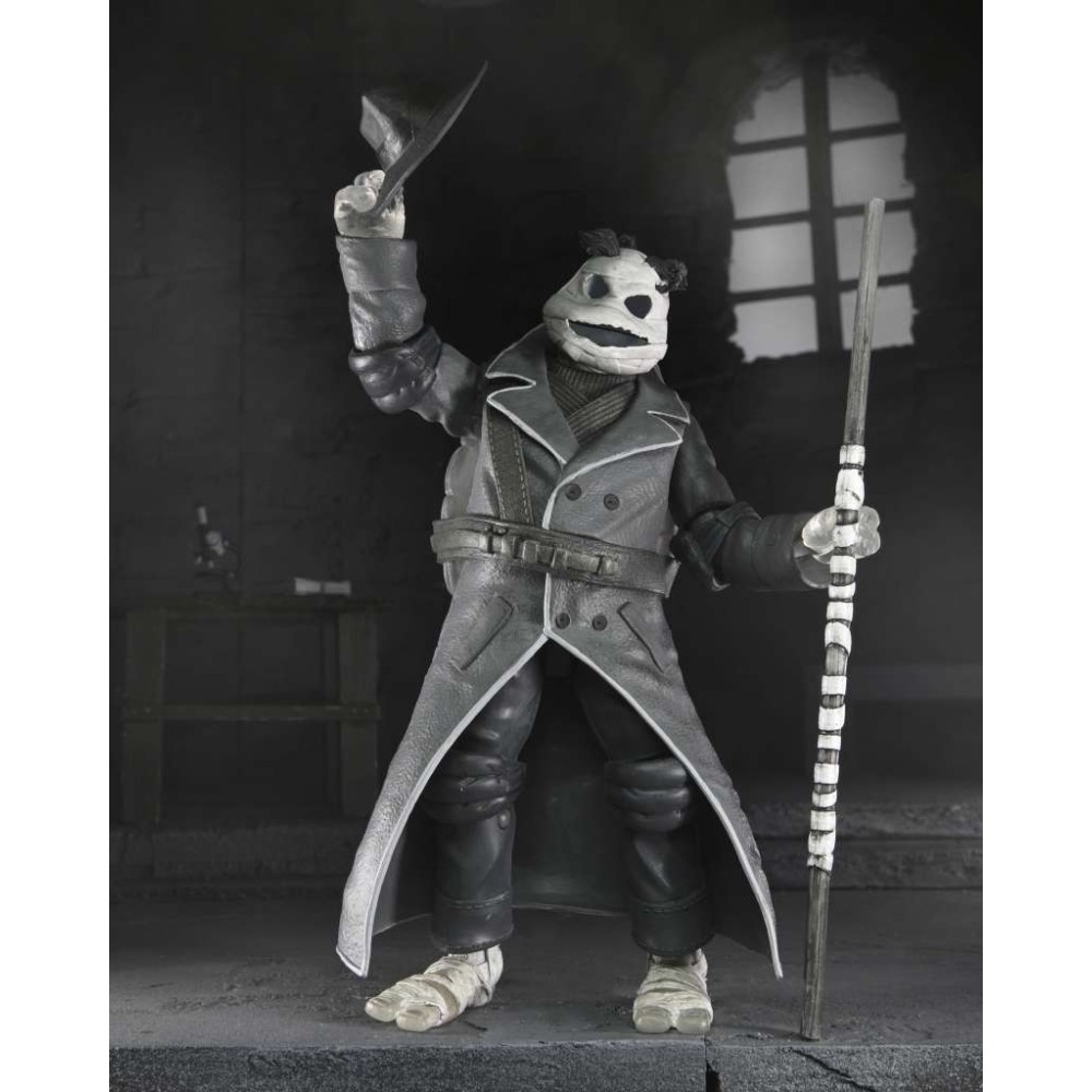 UNIVERSAL MONSTERS X TMNT BLACK AND WHITE 4-PACK ACTION FIGURE NECA