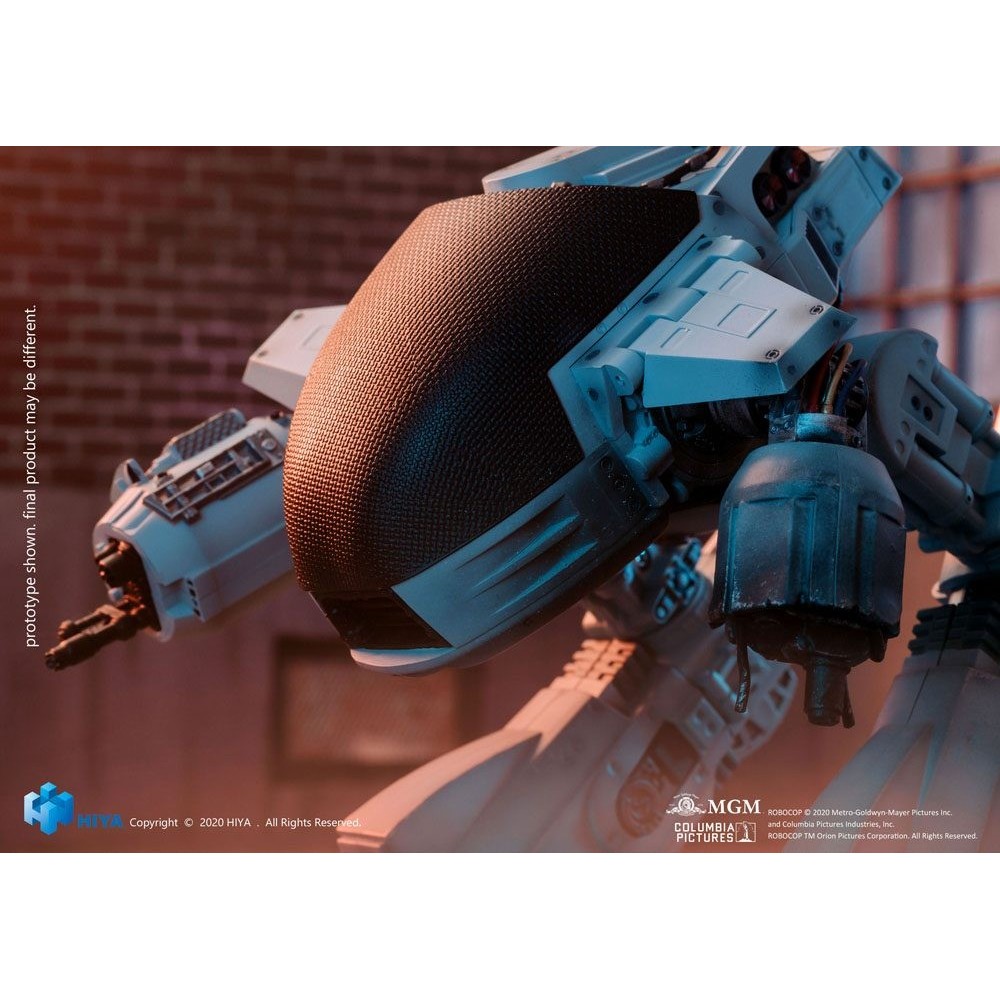 HIYA TOYS ROBOCOP BATTLE DAMAGED ED-209 WITH SOUNDS EXQUISITE MINI ACTION FIGURE